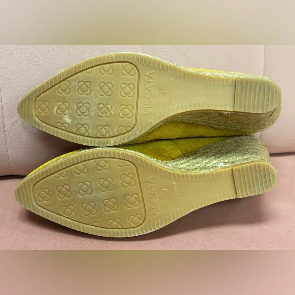 Viscata Women's Marquesa Yellow Suede Espadrille
Wedge Shoes Size 8.5 EU 39 - Picture 8 of 9